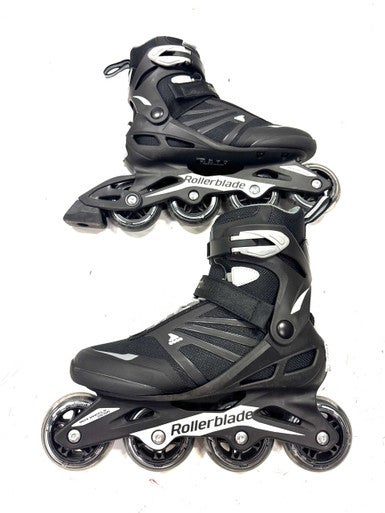 Used Rollerblade ZETRA BLADE Senior Rec Fitness Skates Black Senior 8 11860-S000294331