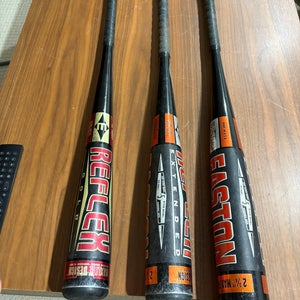 Easton reflex baseball bats  32 inch 27 oz