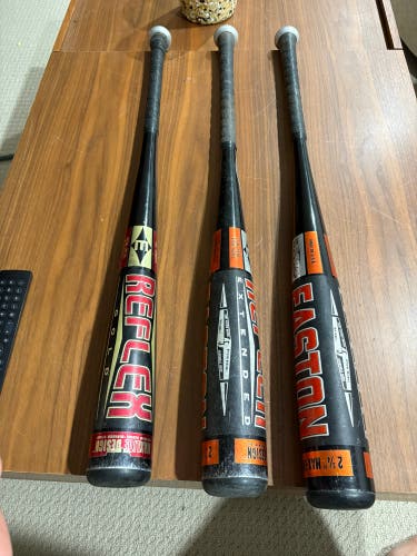 Easton reflex baseball bats  32 inch 27 oz