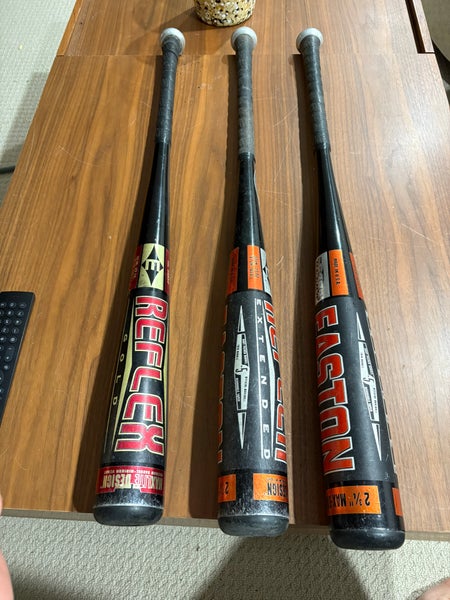 Easton reflex baseball bats  32 inch 27 oz