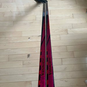 New 2 PACK Intermediate Bauer Red Twitch P92 55 Flex Left Handed Hockey Sticks