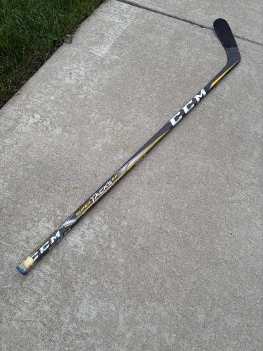 Senior CCM Super Tacks 2.0 Left Hand Hockey Stick Mid Pattern Pro Stock (Used)