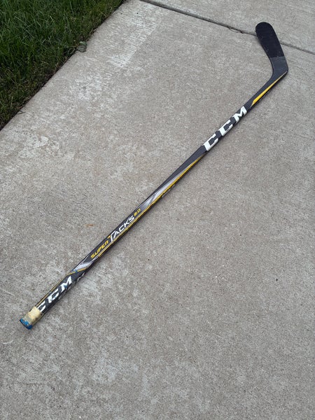 Senior CCM Super Tacks 2.0 Left Hand Hockey Stick Mid Pattern Pro Stock (Used)