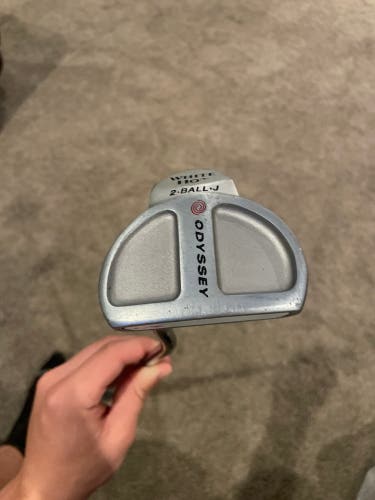 Gray Men's Odyssey Mallet 2 Ball Right Handed Putter Uniflex 30" (Used)