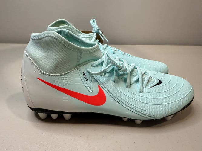 Size 8.5 Men’s Nike Phantom Luna 2 Academy AG Soccer Mint Off Noir