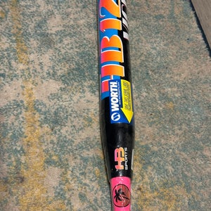 Worth HB12 Vice Slowpitch Softball Bat 26oz 220 Black
