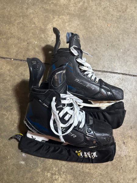Bauer supreme shadow pro custom blue hockey skates