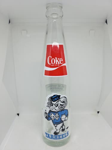 Vintage North Carolina Tar Heels National Champions Collectible Coca-Cola Bottle