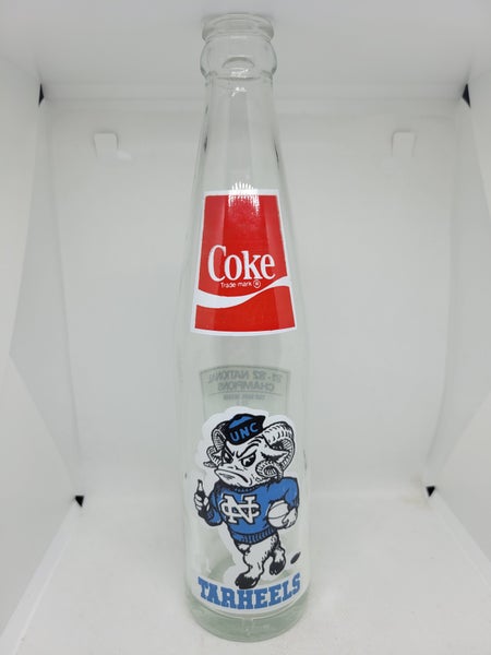 Vintage North Carolina Tar Heels National Champions Collectible Coca-Cola Bottle