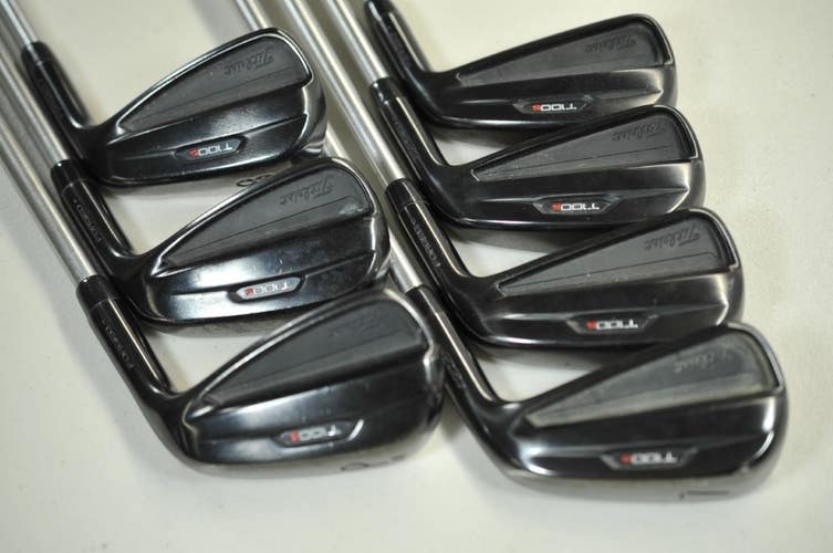 Titleist T100s 2021 Limited Black 4-PW Iron Set Stiff RH KBS Tour Steel # 187288