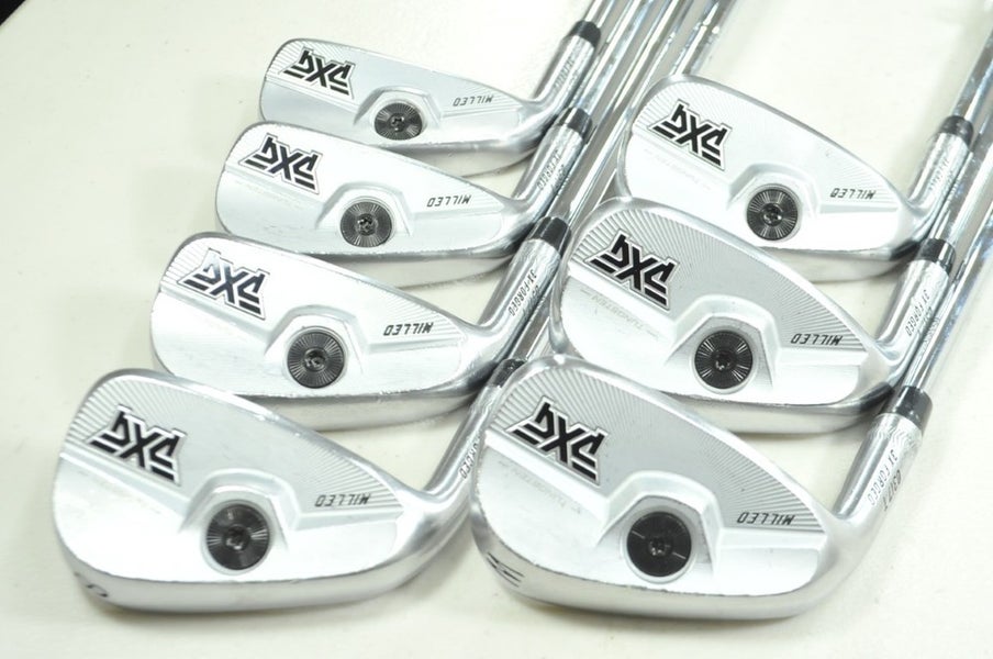 LEFT HANDED PXG 0317 T Filled Cavity 5-W,GW Iron Set Stiff Flex Steel #193751