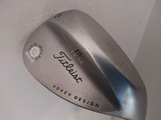 Titleist Vokey SM4 Lob Wedge 58* 12* (TOUR CHROME, Steel) LW Golf Club
