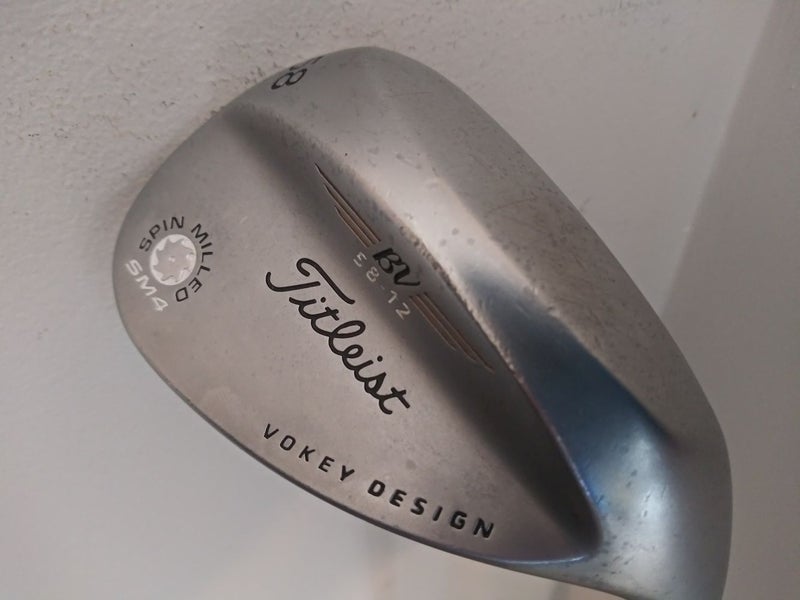 Titleist Vokey SM4 Lob Wedge 58* 12* (TOUR CHROME, Steel) LW Golf Club