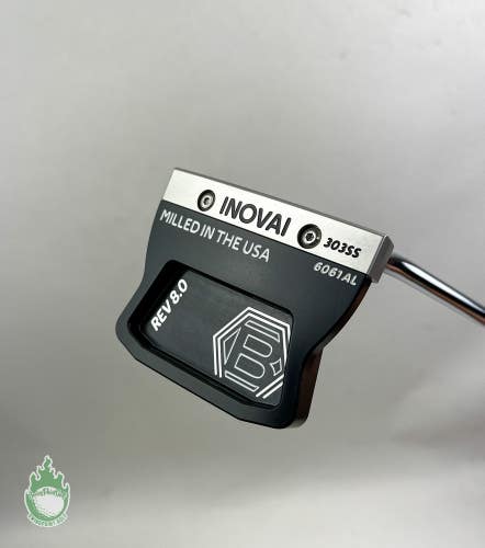 Used Right Handed Bettinardi INOVAI REV 8.0 33" Milled Putter Steel Golf Club
