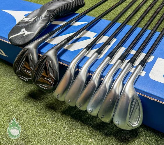 Used Mizuno JPX 925 Hot Metal HL Combo Irons 4H 5H 6-PW/GW Senior Graphite Set