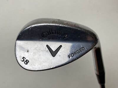 Callaway Forged Chrome Lob Wedge LW 58* Wedge Steel Mens RH Oversize Grip