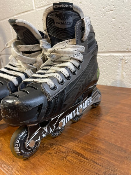 Mission Inhaler DSG5 Goalie Skates JR Size 3E US Size 4E