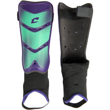 New LEAGUE SOC SHIN PAD PURPLE LARGE 11860-CHPSGG8PUL