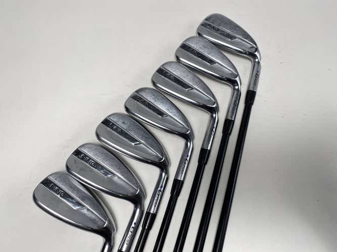 Ping G700 Iron Set 5-PW+GW Blue Dot 1* Up Alta CB AWT Regular Graphite Mens RH