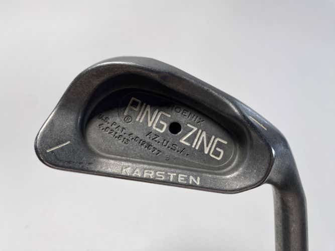 Ping Zing Single 1 Iron Black Dot Karsten JZ Regular Steel Mens RH