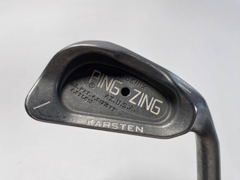 Ping Zing Single 1 Iron Black Dot Karsten JZ Regular Steel Mens RH