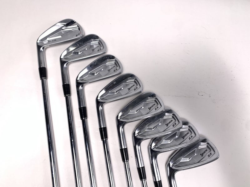 Srixon ZX7 MKII Iron Set 3-PW KBS $-Taper 130 XStiff LH Midsize Grips +1/2''