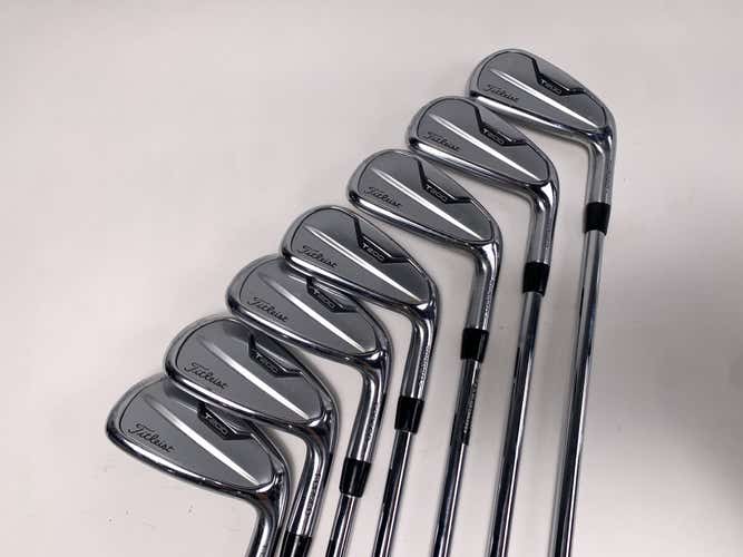 Titleist T200 2021 Iron Set 4-PW True Temper AMT Red S300 Stiff Steel Mens RH