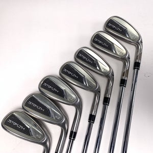 TaylorMade Stealth HD Iron Set 5-PW+GW KBS Max MT 85g Stiff Steel Mens RH