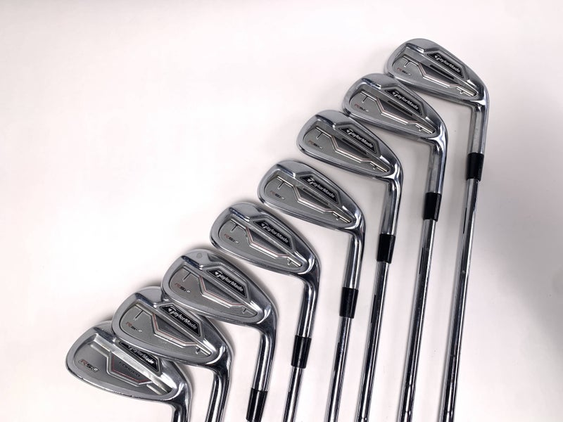 TaylorMade RSi 2 Iron Set 4-PW+AW KBS Tour Stiff Steel Mens RH