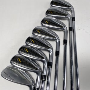 TaylorMade RocketBladez Iron Set 4-PW+GW RocketFuel 85g Stiff Steel Mens RH +1''