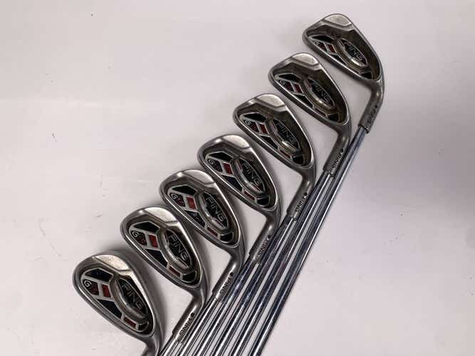Ping G15 Iron Set 5-PW+SW Black Dot AWT Stiff Steel Mens RH