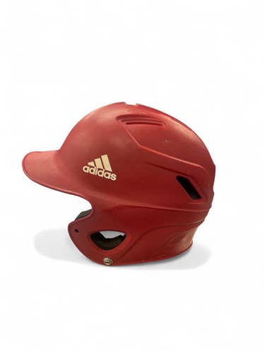 Used Adidas ADIDAS BASEBALL HELMET RED Batting Helmet No Mask Red MD 11863-S000022817