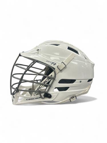 Used Cascade CPV-R Lacrosse Helmet White LG 11863-S000022812