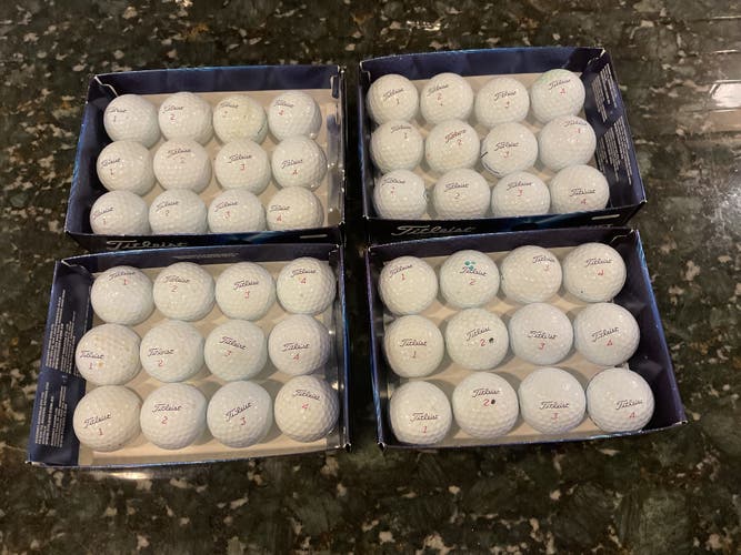 Titleist Pro V1x Balls 48 Pack (4 Dozen) (Used)