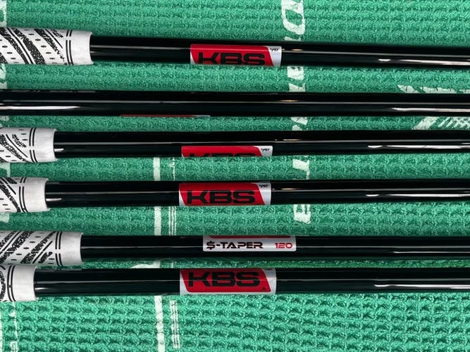 KBS $-Taper 120 Black PVD Shafts(5-PW)
