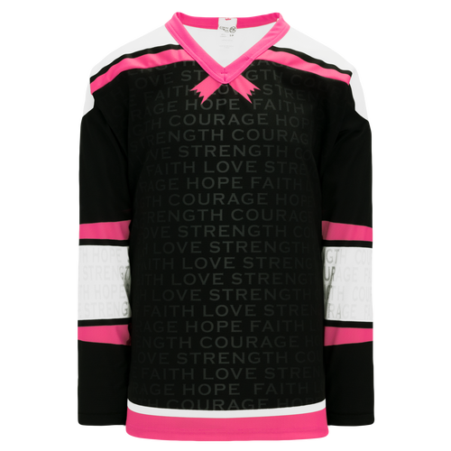 Breast Cancer Blank AK Hockey Jersey