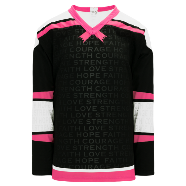 Breast Cancer Blank AK Hockey Jersey