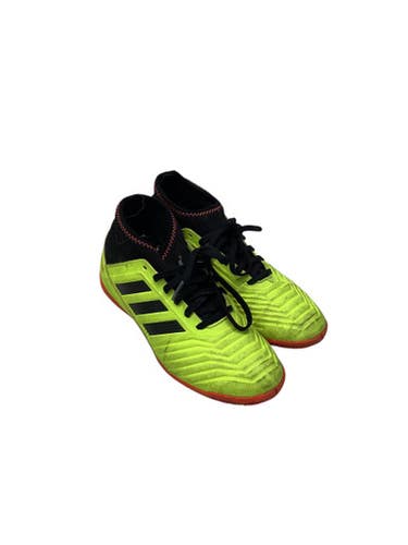 Used Adidas PREDATOR Soccer Indoor Shoes Yellow Junior 04 11347-S000251253