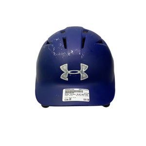 Used Under Armour BLUE BATTING HELMET Batting Helmet No Mask Royal Blue SM 11347-S000251242