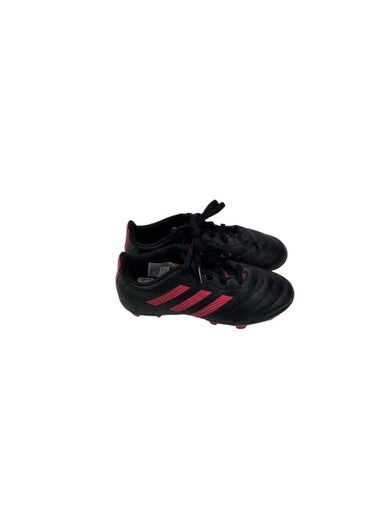 Used Adidas GOLETTO Soccer Cleats Black And Pink Youth 13.0 11347-S000251238
