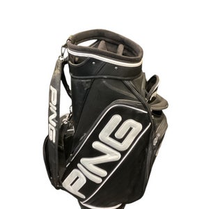 Used Ping PING CART BAG Mens Cart Bag Black 11884-S000048943