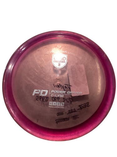 Used Discmania PD Disc Golf Driver Purple 11884-S000048913