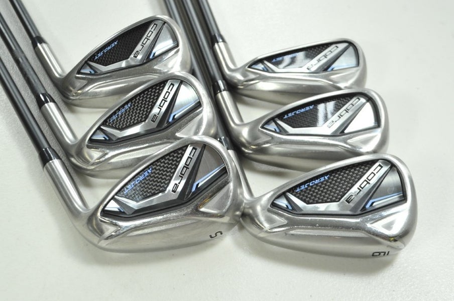 Cobra Aerojet 7-PW,GW,SW Iron Set Ladies Flex Right KBS PGI 55g Graphite #199406