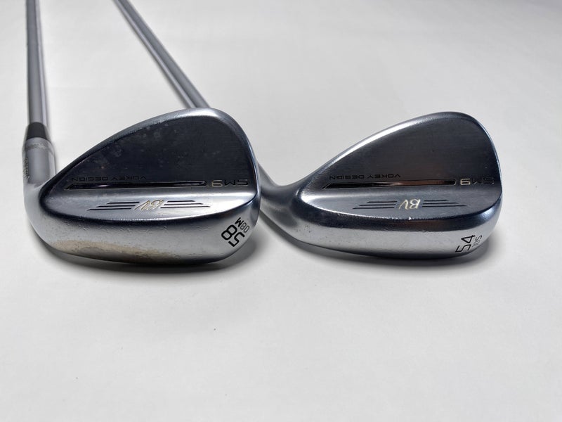 Titleist Vokey SM9 Tour Chrome Wedge Set 54* 10 58* 8 Wedge Steel Mens RH