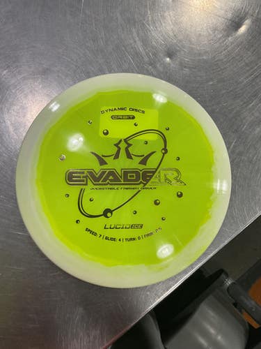Used Dynamic Discs EVADER LUCID Disc Golf Driver Yellow 11614-S000217321