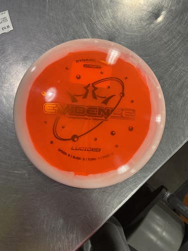 Used Dynamic Discs EVIDENCE LUCID Disc Golf Driver Orange 11614-S000217317