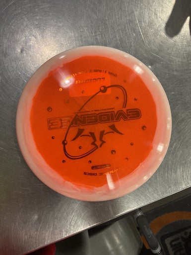 Used Dynamic Discs EVIDENCE LUCID Disc Golf Driver Orange 11614-S000217318