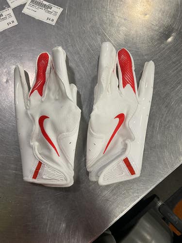 Used Nike VAPOR FB GLOVES FB Gloves White LG 11614-S000217316