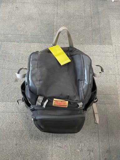 Used Rawlings BB/SB Player Backpack Black 11614-S000217289