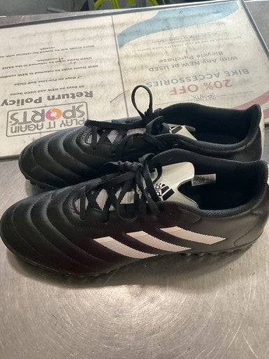 Used Adidas Soccer Turf Shoes Black Senior 9 11614-S000217391